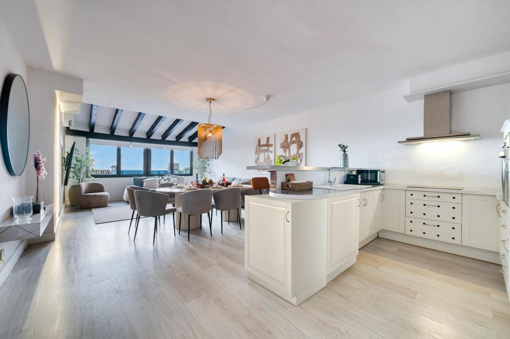 Vacation Marbella I Stylish 5Bdr Penthouse, Sea And Marina View Leilighet Eksteriør bilde